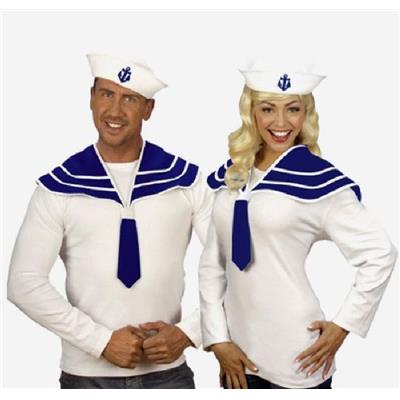Set marin - col et chapeau
