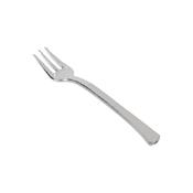 50 mini fourchettes argentées PVC - 10 cm