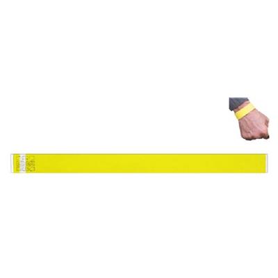 20 Bracelets Tyvek jaune