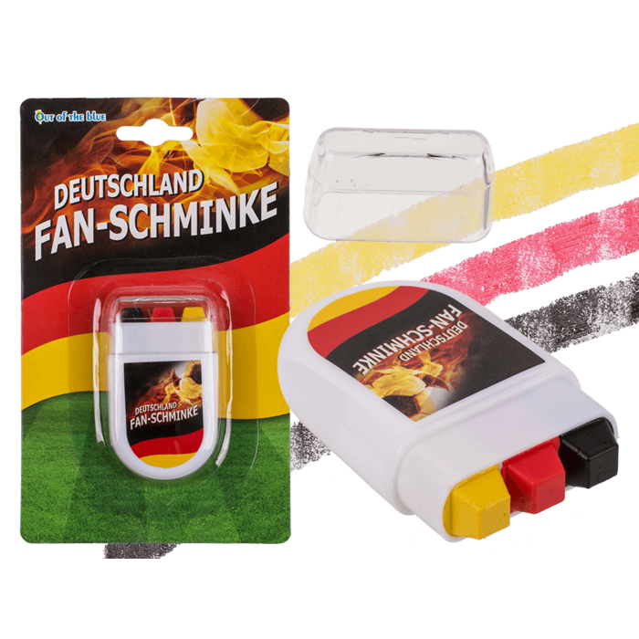 Maquillage supporter Belgique-allemagne