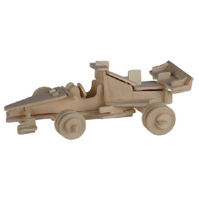 Puzzle Bois 3D Voiture de course F1 - 4 x 15 cm