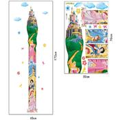 Sticker adhésif la toise des princesses (60 x 170 cm)