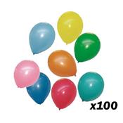 100 ballons 30 cm (couleurs assortis multicolore)