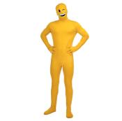 Combinaison seconde peau jaune smiley homme - Taille mixte unique