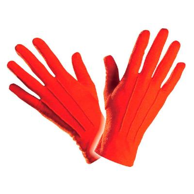 Paire de gants rouges