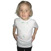 T-shirt blanc créatif - 6/7 ans