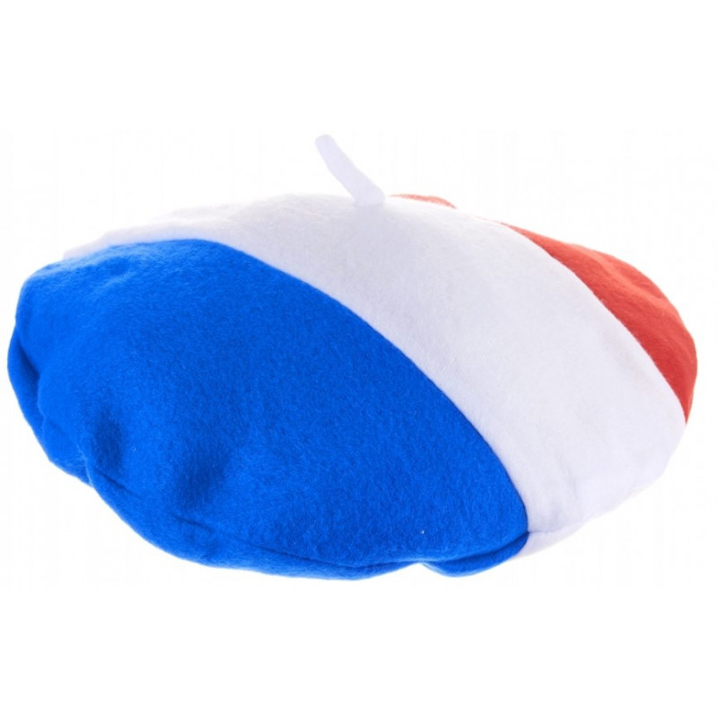 Béret feutrine supporter france 28 cm